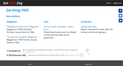 Desktop Screenshot of getfree.org